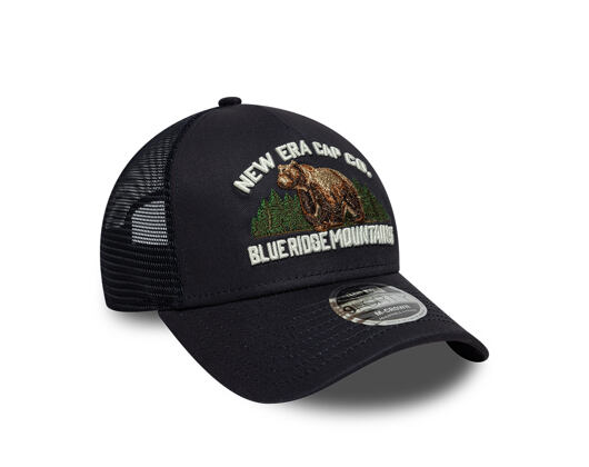 Kappe New Era - Branded Graphic 9FORTY M-CROWN A-Frame Trucker - Navy