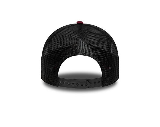 Kappe New Era - F1 Seasonal 9FORTY A-Frame Trucker - Visa Cash App RB - Burgundy