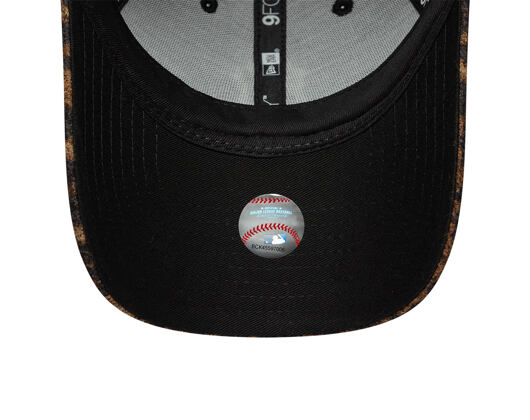 Damen Kappe New Era - MLB Cosy Leopard 9FORTY - NY Yankees - Deep Auburn / Black
