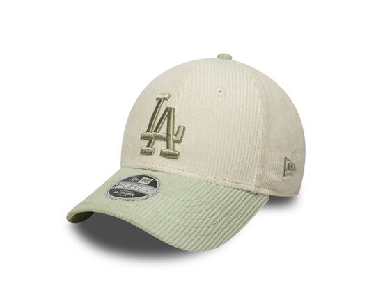 Kinder Kappe New Era - MLB Cord 9FORTY M-CROWN - LA Dodgers - Cream / Soft Grass