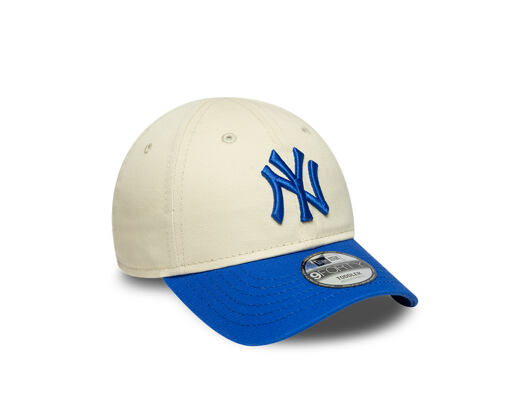 Kinder Kappe New Era - MLB Essential 9FORTY - NY Yankees - Cream / Blue