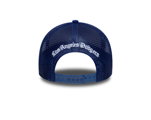Kappe New Era - MLB Wordmark 9FORTY A-Frame Trucker - LA Dodgers - Royal