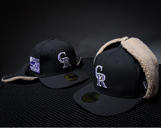 Kappe New Era - MLB World Series Cooperstown Dog-Ear 59FIFTY - Colorado Rockies - Black