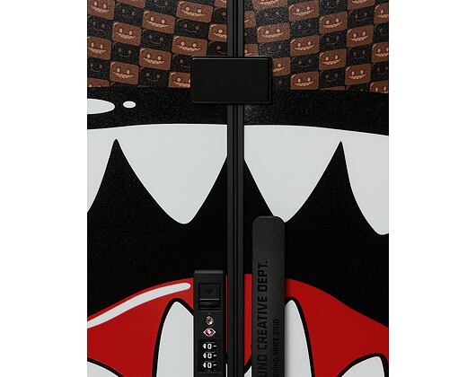 Tasche Sprayground - Sharks In Paris Wtf Bubble Brown Check Full-Size Luggage