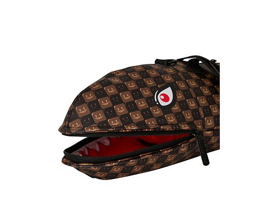 Tasche Sprayground - Sharks In Paris Wtf Bubble Brown Check Shark Duffle