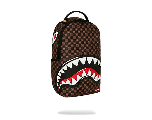 Rucksack Sprayground - Sharks In Paris Wtf Bubble Brown Check Backpack