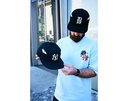 Kappe New Era - MLB IMAGE DROP Heritage 9FIFTY Retro Crown - Atlanta Braves - Black