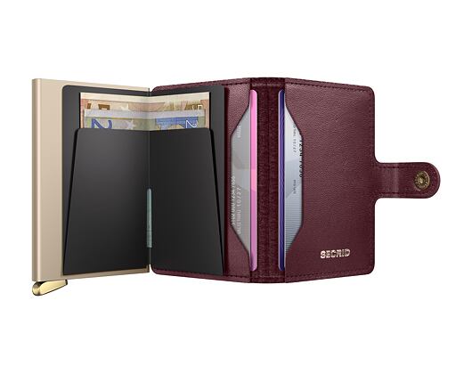 Geldbörse Secrid - Miniwallet Emboss Diamond Premium - Bordeaux