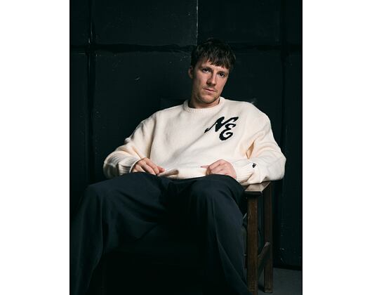 Strickpullover New Era - Branded Knit Sweater - Cream