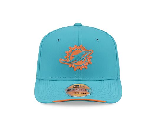 Kappe New Era - NFL 2026 Sideline 9SEVENTY Stretch-Snap - Miami Dolphins - Team Color