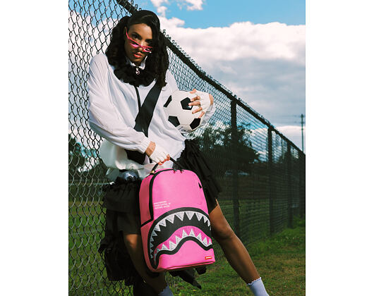 Rucksack Sprayground - Shark Central Pink Embroidered Shark Backpack