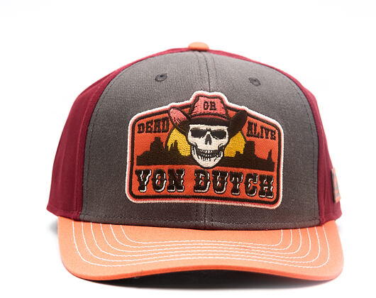 Kappe Von Dutch - Semi Curve - Patch Premium - Red / Orange