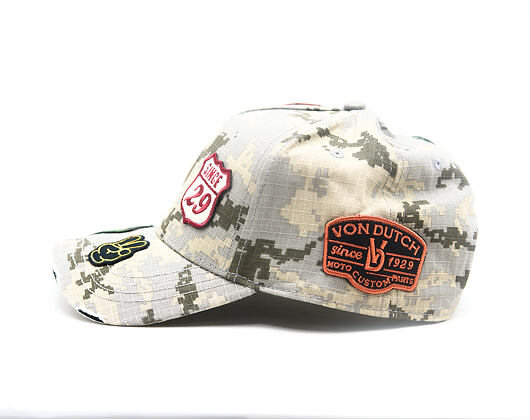 Kappe Von Dutch - Baseball - Camo Patch - Camo