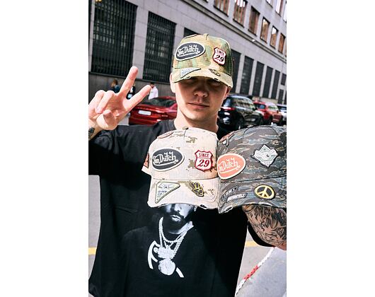 Kappe Von Dutch - Baseball - Camo Patch - Camo