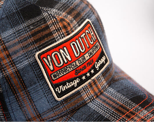 Kappe Von Dutch - Baseball - Checkered Patch - Navy