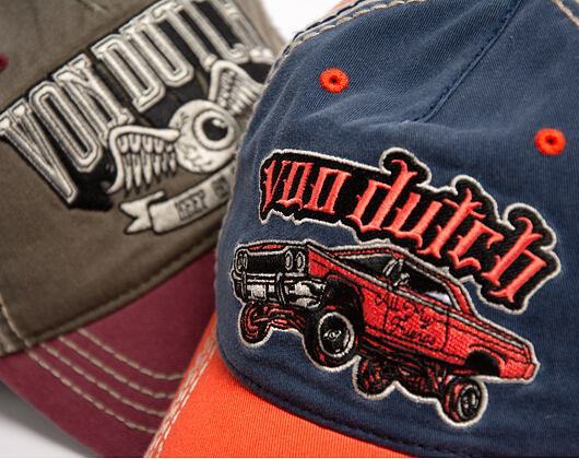 Kappe Von Dutch - Baseball - Embroidery - Orange / Navy