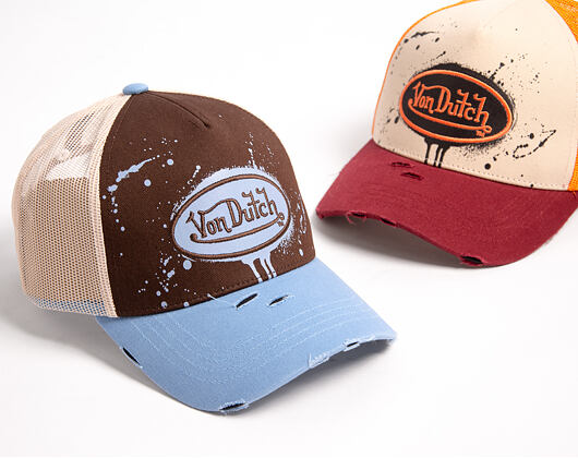 Kappe Von Dutch - Baseball - Print & Embroidery - Black / Light Blue