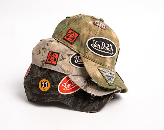 Kappe Von Dutch - Baseball - Camo Patch - Camo