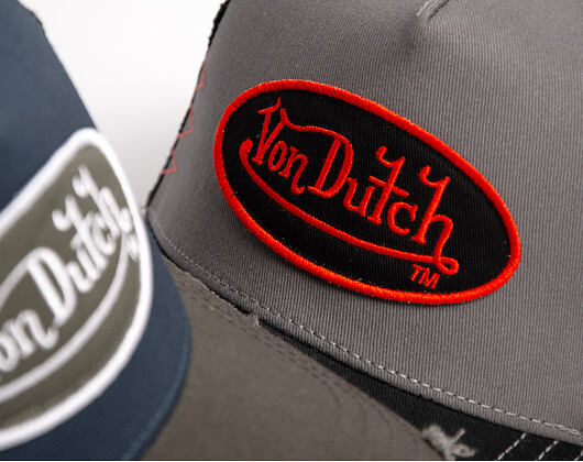 Kappe Von Dutch - Trucker - Patch - Navy / Grey