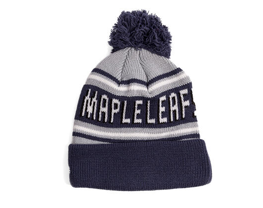 Mütze New Era - NHL Evergreen Wordmark Pom Medium Knit - Toronto Maple Leafs - Team Color