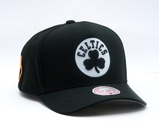 Kappe Mitchell & Ness - NBA 404 Club Neon Pro Snapback - Boston Celtics - Black