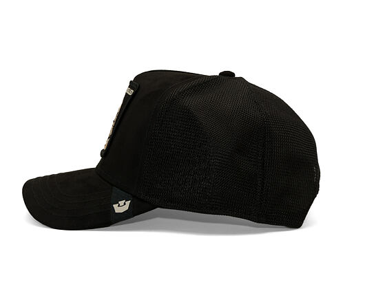 Kappe Goorin - Suede Cancelled Skull Trucker - Black