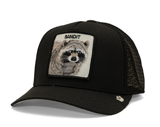 Kinder Kappe Goorin - Bandit (all Black) - Raccoon - Black