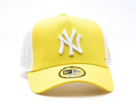Kappe New Era - MLB Essential 9FORTY A-Frame Trucker - NY Yankees - Yellow / White