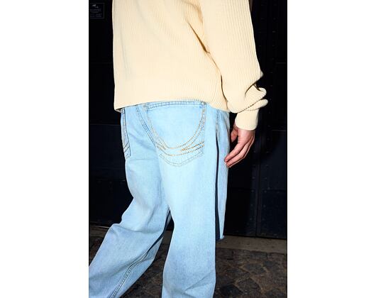 Pullover Karl Kani - KK Script Knit Oversized Crew - Off White