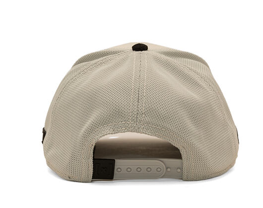 Kappe Capslab - Looney Tunes Trucker - Bugs Bunny Line Art Suede Visor - Off White / Black
