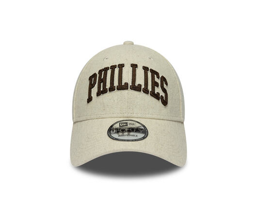 Kappe New Era - MLB Wordmark 9FORTY - Philadelphia Phillies - Stone