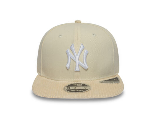 Kappe New Era - MLB Cord Visor 9FIFTY Original Fit - NY Yankees - Cream