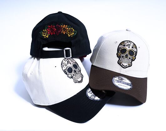 Kappe New Era - Branded Skull Pack 9FORTY - Stone / Light Brown