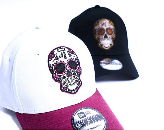 Kappe New Era - Branded Skull Pack 9FORTY - Black