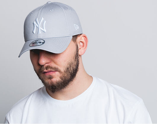 Kappe New Era - MLB Essential 9FORTY - NY Yankees - Gray / White