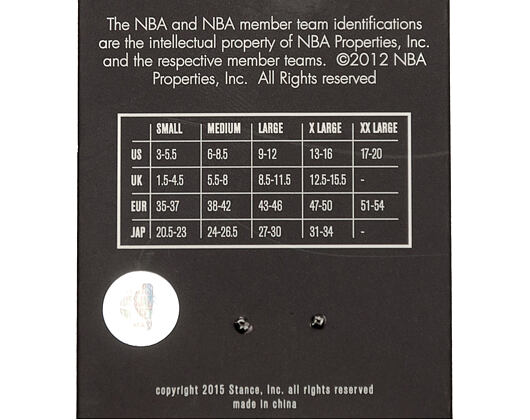 Socken Stance - ICON 3 PACK - Black