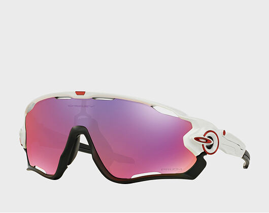 Sonnenbrille Oakley Jawbreaker Polished White/Prizm Road OO9290-05