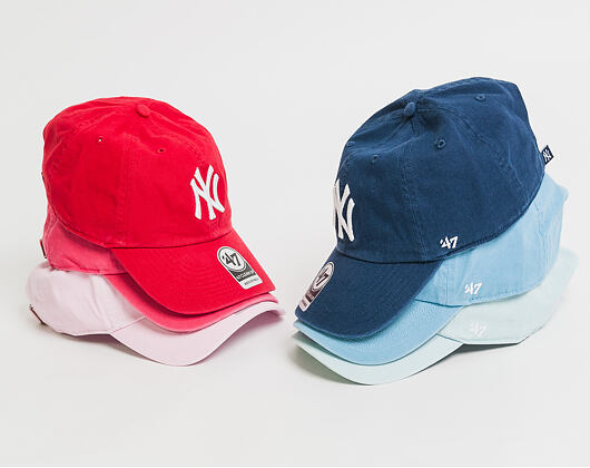 Kappe 47 Brand New York Yankees Clean Up Berry Strapback