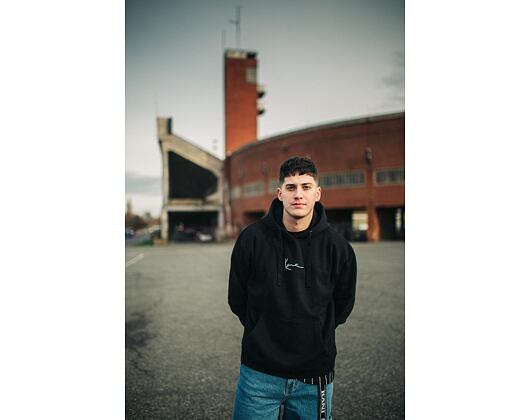 Karl Kani Small Signature Hoodie 6021238 Schwarz/Weiß