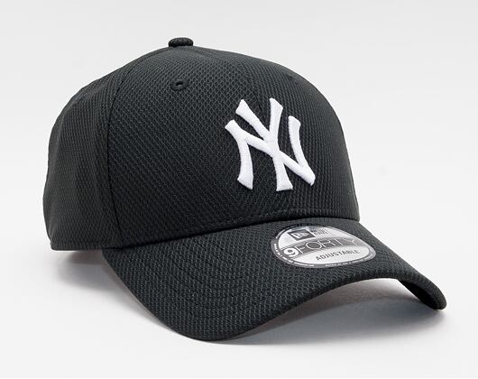 Kappe New Era 9FORTY Diamond Era - NY Yankees - Strapback Black / White