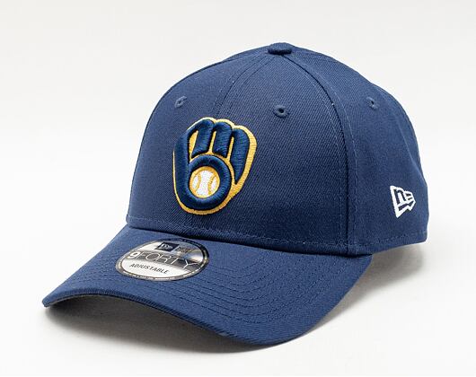 Kappe New Era 9FORTY MLB The League 20 Milwaukee Brewers Strapback Game Logo