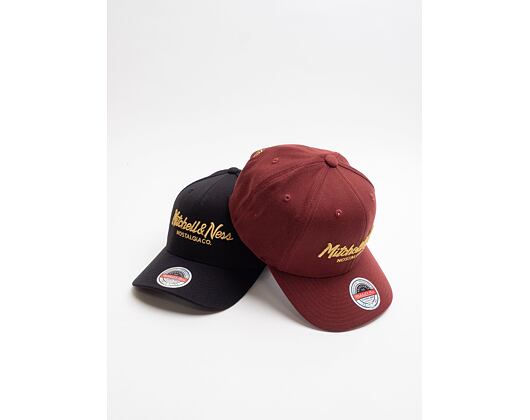 Kappe Mitchell & Ness - Branded Pinscript Classic Red - Black / Gold