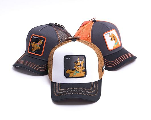 Kappe Capslab - Trucker  - Scooby-Doo - White / Brown
