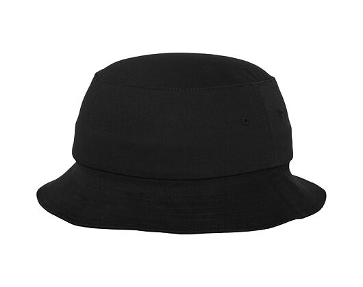 Hut Yupoong Flexfit Cotton Twill Bucket Hat Black