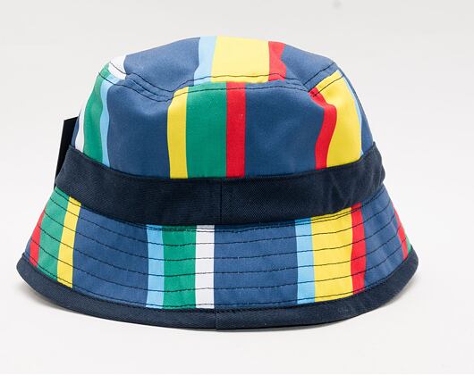 Hut Karl Kani Signature Reversible Stripe Bucket Hat navy/red/yellow