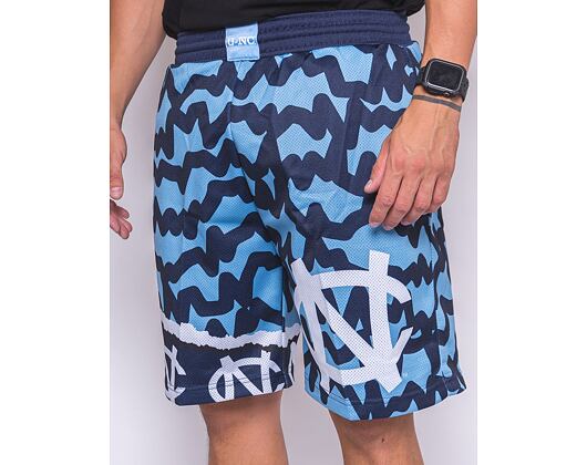 Shorts Mitchell & Ness NCAA Jumbotron 2.0 Shorts University Of North Carolina Navy / Hellblau
