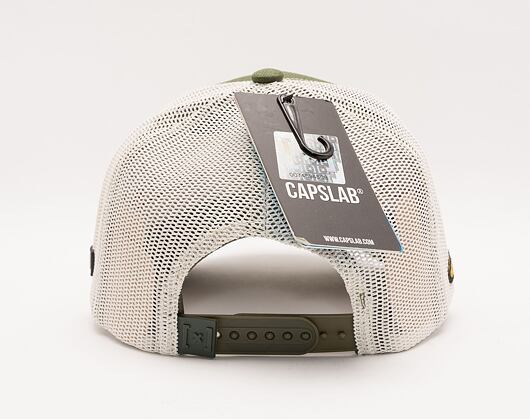 Kappe Capslab - Trucker Looney Tunes - Bugs Bunny - Olive / White