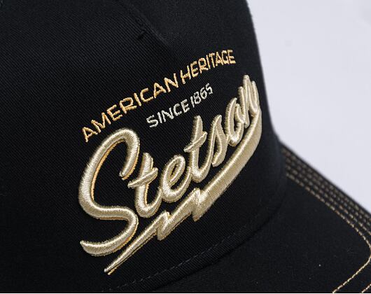 Kappe Stetson - Trucker Cap American Heritage Classic - Black