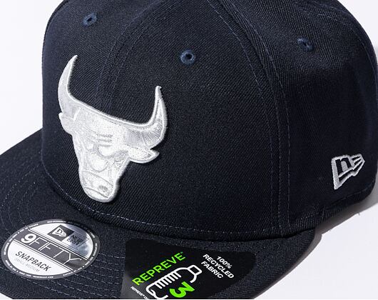 Kappe New Era 9FIFTY NBA Repreve Chicago Bulls Navy / Gray