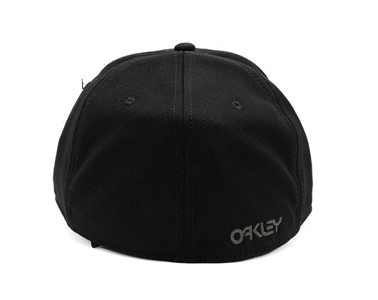 Kappe Oakley - 6 Panel Stretch Metallic Hat - Blackout